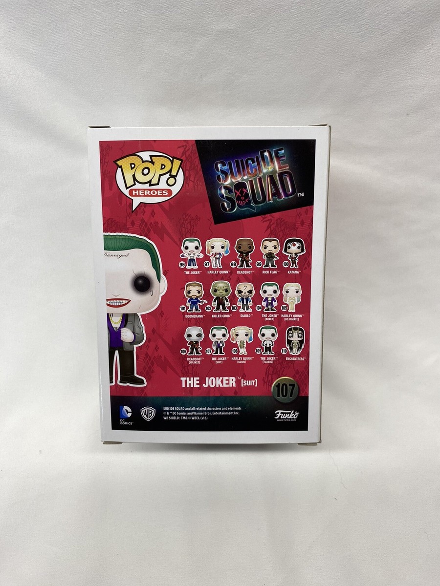 The Joker (suit) Funko Pop #107 | eBay
