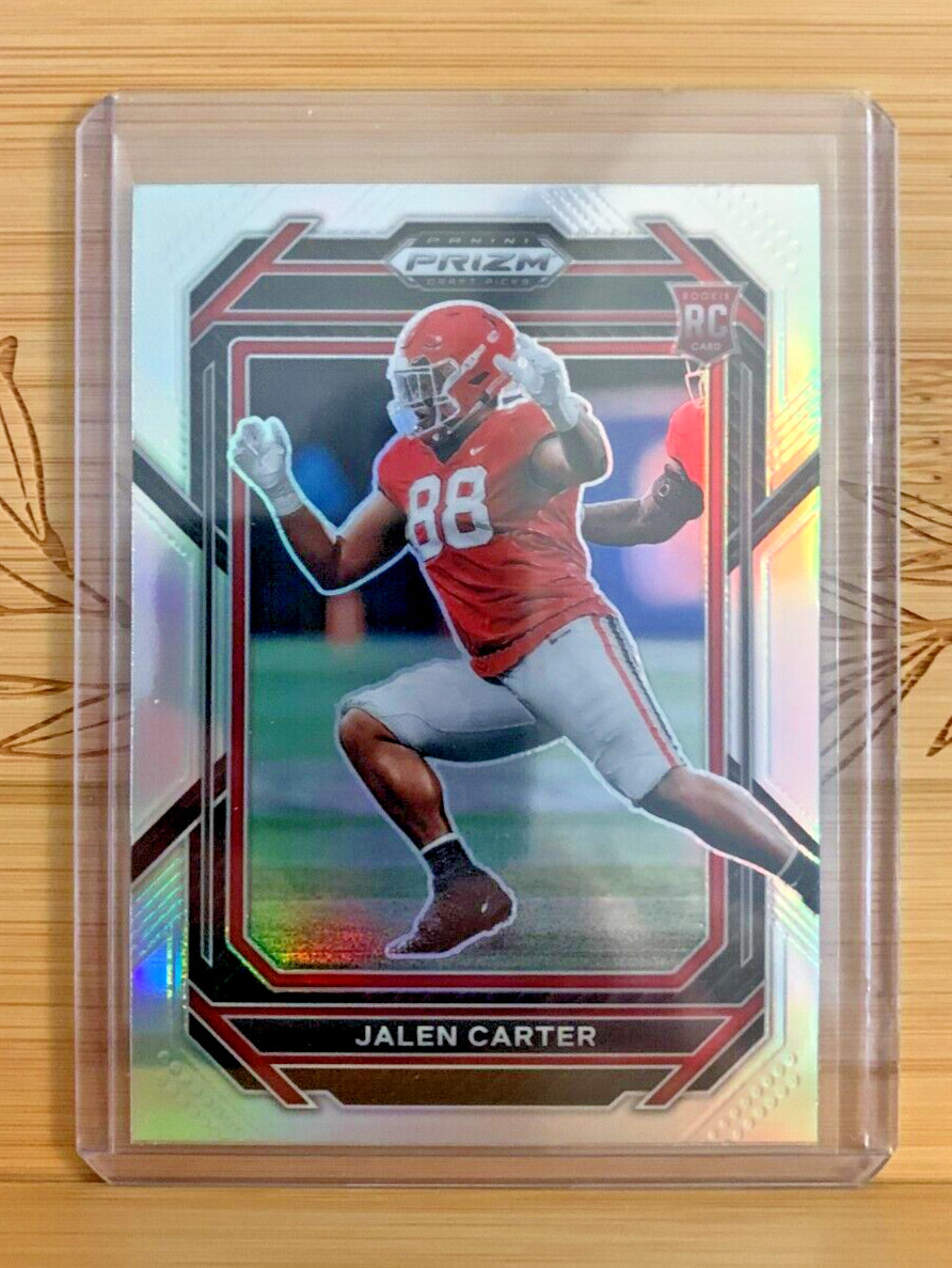2023 Jalen Carter - Prizm Draft Picks - SILVER PRIZM - Card #163 (RC)