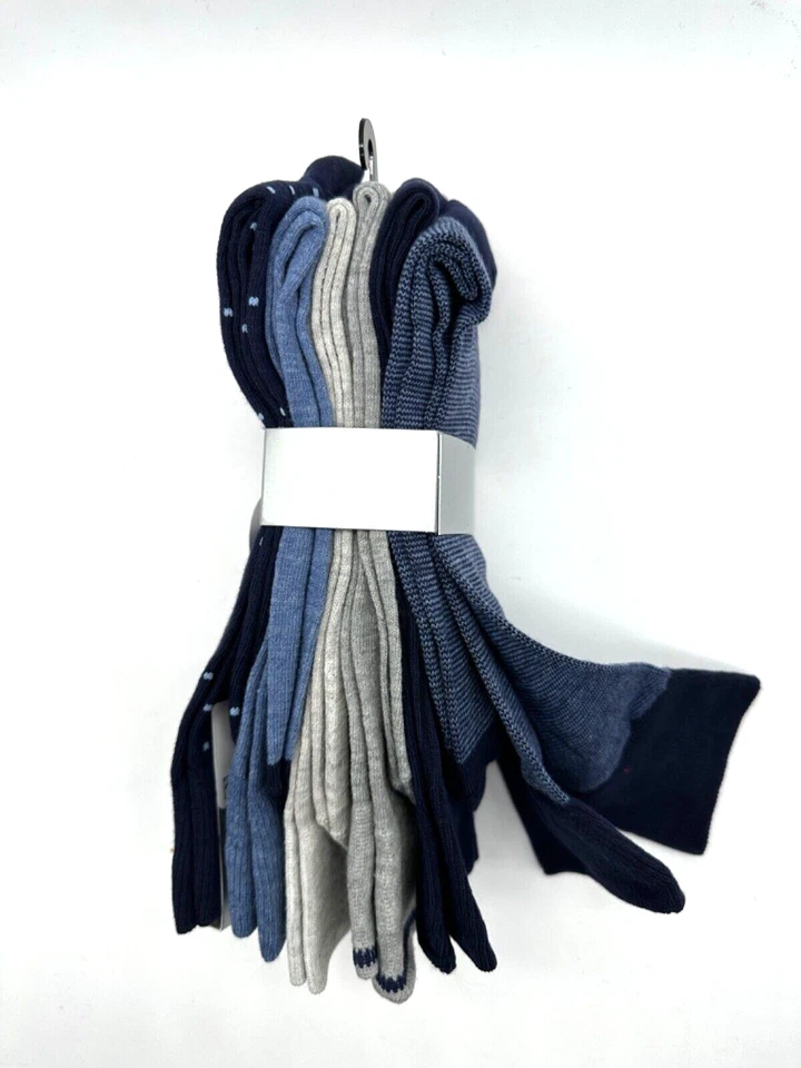 NUEVOS 6 PARES DE CALCETINES PARA HOMBRE PERRY ELLIS SPEED DRY PERFORMANCE DREWW CREW TALLA 7-12 Foto 2 de 4