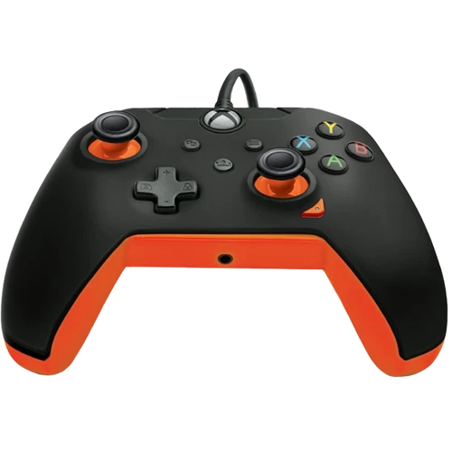 PDP Atomic Xbox Wired Controller Black Orange Refurbished