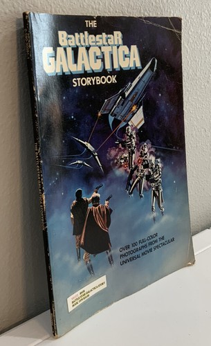 Battlestar Galactica Storybook Glen Larson Charles Mercer 1979 Putnam Storybook - Bild 2 von 8