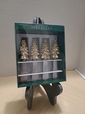 1999 Christmas Gold Tree Spreaders Set Of 4