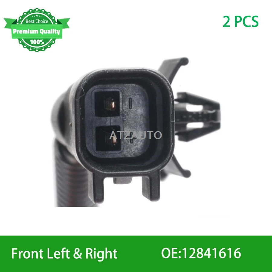 Sensor de velocidad de rueda ABS delantero izquierdo derecho para Chevrolet Impala Malibu Buick Regal Foto 4 de 4