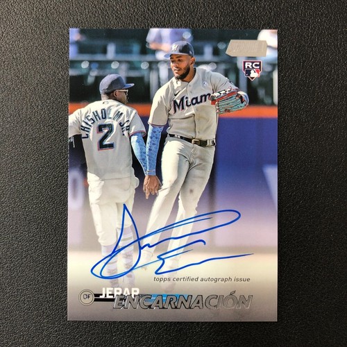 2023 Topps Stadium Club Base On Card Auto #SCBA-JE Jerar Encarnacion RC