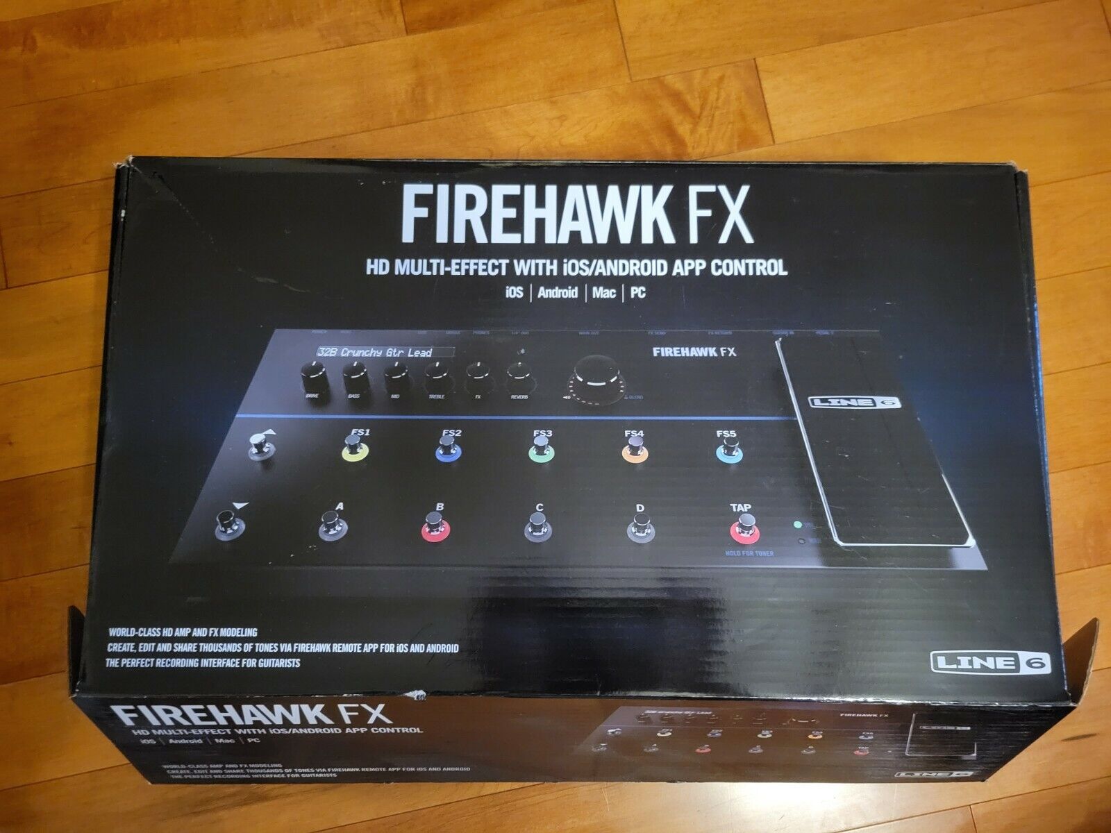 LINE 6 Firehawk Max 68% OFF FX Multi Fresno Mall Effects Pedalboard w Gater case Line6