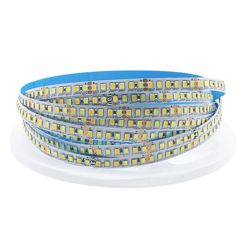 SMD2835 180Leds/M 5M CW/WW Dual White CCT Double Color LED Strip Light 12V/24V - Image 4 of 4