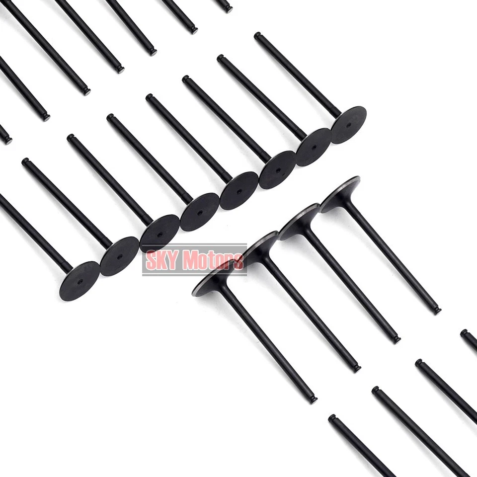 Juego de 24 válvulas de motor para Mercedes-Benz C55 ML55 R500 E500 AMG M113 5,0 5,4 5,5 L Foto 2 de 4