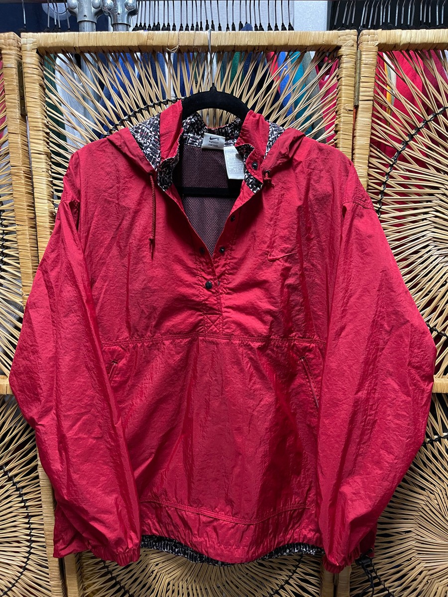 Vintage 90s Nike Anorak 1/4 Zip Geometric Abstract Pattern Vintage 90s Nike Anorak 1/4 Zip Geometric Abstract Pattern