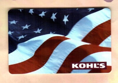 KOHL'S American Flag ( 2005 ) Gift Card ( $0 )