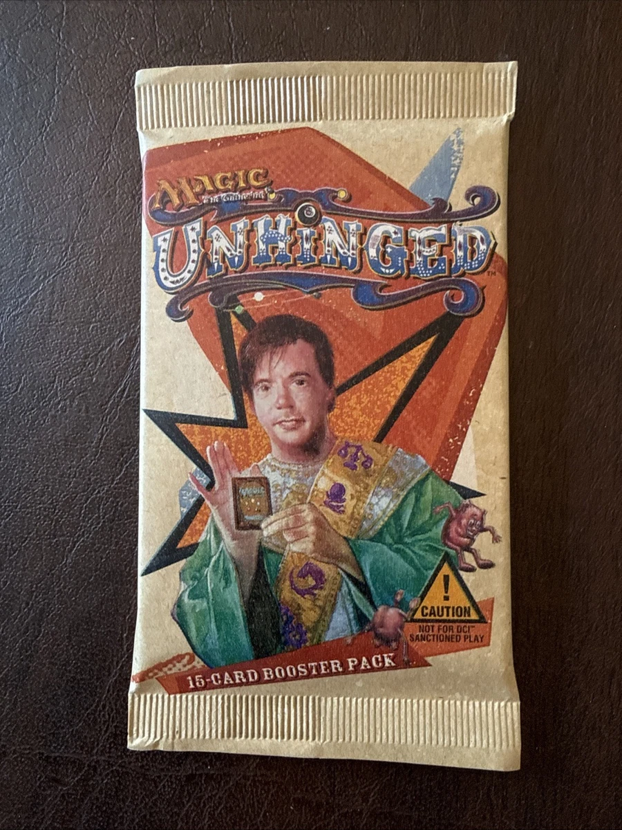 booster box of unhinged Magic the Gathering Pack 15 cards Toys 40 rares and 5 basic land cards Mtg Unhinged - Magic The