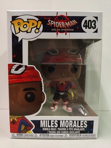 Funko Pop! - Miles Morales #403 - Spider-Man Into the Spider-Verse Vinyl Figure
