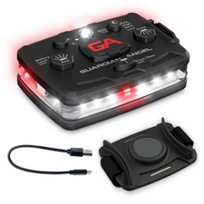 Guardian Angel Elite Series Safety Light, Beacon Device (White Front & Red Re...