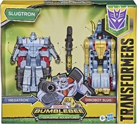 Hasbro Transformers Bumblebee Cyberverse Adventures Slugtron Figur 3In1 Neu