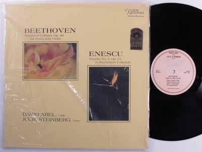 BEETHOVEN/ ENESCO Sonata for Piano & Violin ABEL/ STEINBERG - WILSON LP VG+ B084