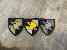 USMA West Point Cadet Army Military Crest Emblem Patch Set Of 3