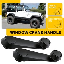 Fits 9295 Jeep Yj Wrangler Hard Door Window Crank Handle Pair 4415820 Leftright