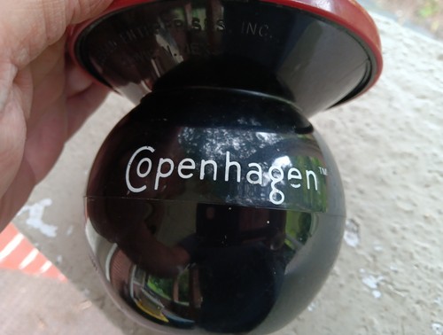 VINTAGE ORIGINAL COPENHAGEN SNUFF CHEW TOBACCO ADVERTISING DISPLAY STORE - Picture 4 of 7