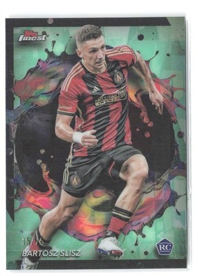 2024 Finest MLS #221 Bartosz Slisz Neon Green Refractor #/75