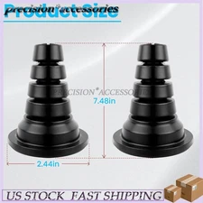 Rear Coil Spring Insulator Set Of 2 For 03-09 Toyota 4runner 07-14 FJ Cruiser