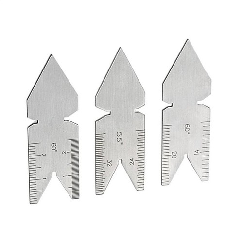 Zentrierlehre Messen Gewinde Werkzeug Hausmessung Edelstahl 60*20mm