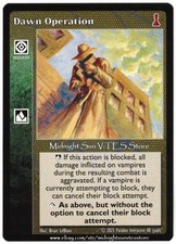 Dawn Operation New Blood V:TES VTES Vampire CCG