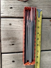 Grobet swiss made 6 in. half round files- box of 12