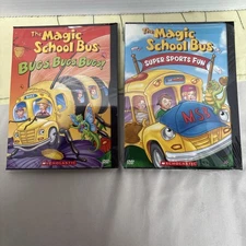 The Magic School Bus Lot Of 2 DVDs Human Body & Bugs, Bugs, Bugs!