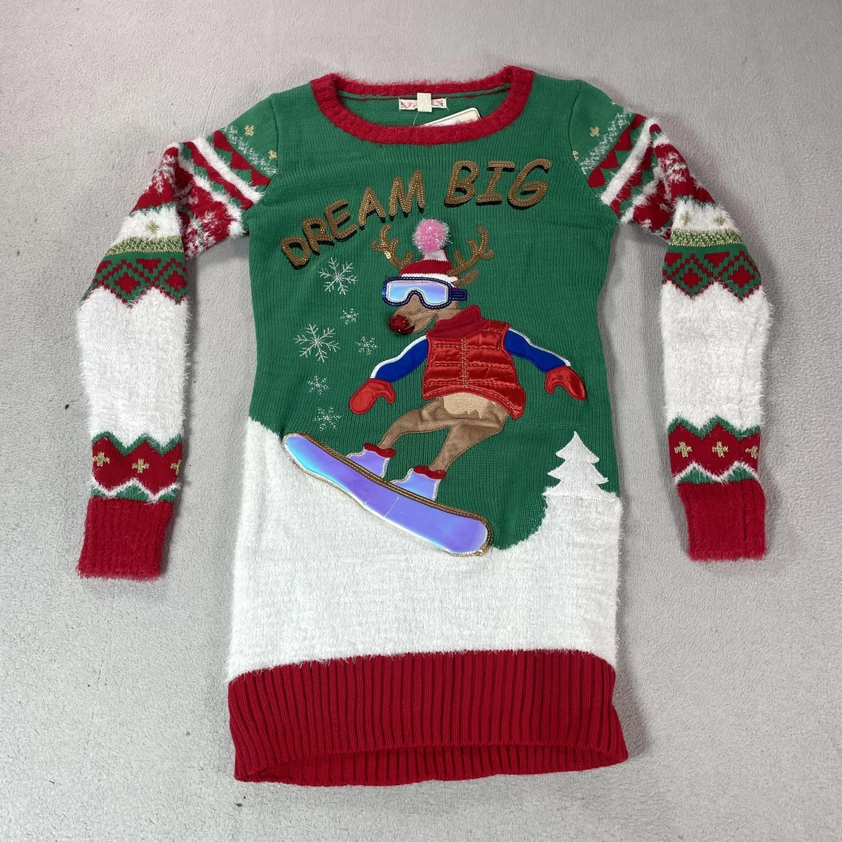 juniors holiday sweater dress No Boundaries Juniors Christmas Dress