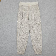 Athleta Venture Jogger Pant Womens Sz 0 Cream W Print