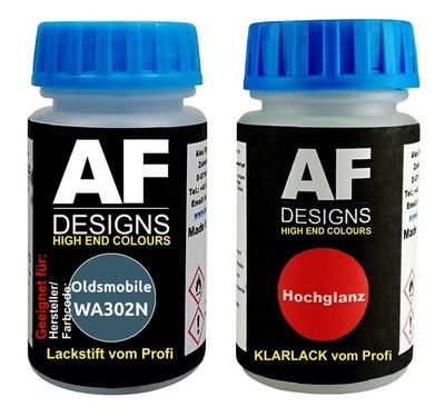 Lackstift für Oldsmobile WA302N Bluestone Metallic + Klarlack je 50ml Autolack B