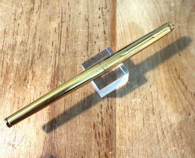 #ad #ad 1970s Parker 180 RollerBall Pen Gold Imperial design OLD MARK. Excellent $39.99