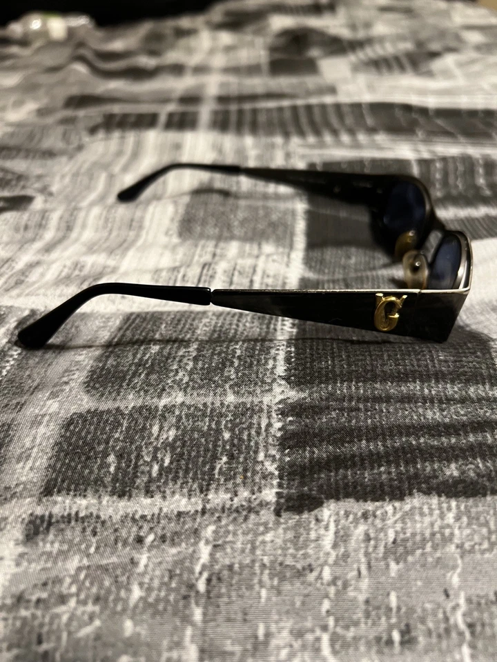 Vintage Sunglass Gianni Versace S99 Sunglasses Mod. S99 Col. 89M Dark Grey Italy - Image 4 of 4