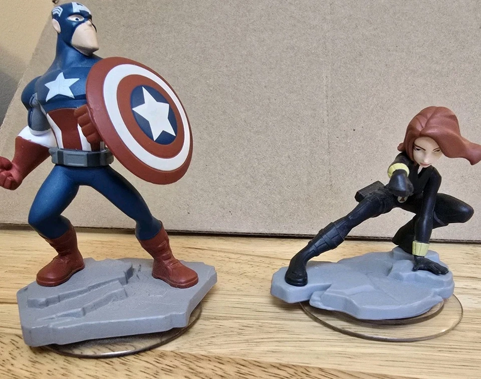 Lote de 6 figuras Infinity 2.0 usadas Marvel Stitch Disney Foto 4 de 4