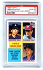 NOLAN RYAN~RARE POP 99~1984 TOPPS HIGHLIGHT STRIKEOUT TRIO PSA-10 GEM-MT CARD #4