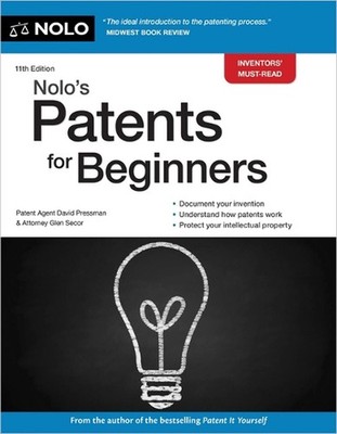 Nolo's Patents for Beginners by David Pressman Paperback Book