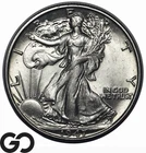 1947 Walking Liberty Half Dollar, Frosty Gem BU