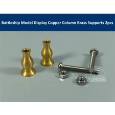 1/700 1/350 Model Ship Display Pedestals Copper Column Brass Supports 2pcs