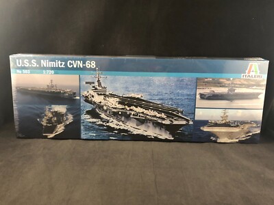Italeri U.S.S. Nimitz CVN-68 Supercarrier 1:720 Scale Plastic Model Kit 503 NISB