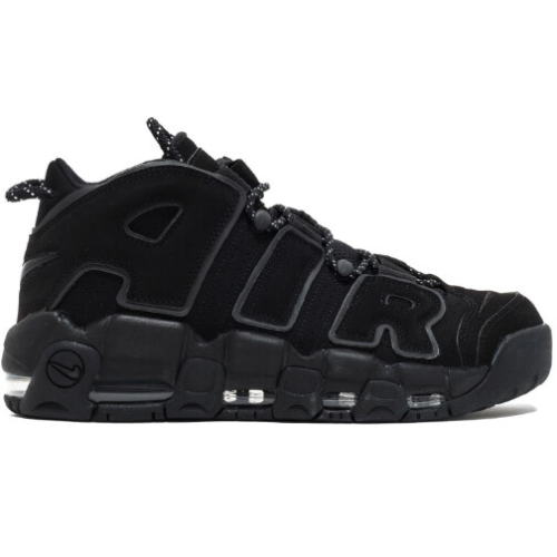 Nike Air More Uptempo SZ 7.5 BLACK REFLECTIVE 414962-004 Nike Air More Uptempo SZ 7.5 BLACK REFLECTIVE 414962-004