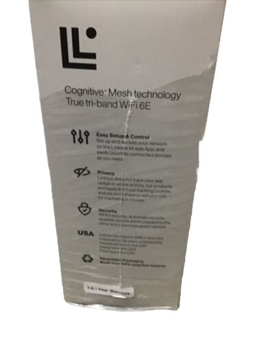 Linksys Velop Pro 6E WiFi Mesh System | One Cognitive Mesh Tri-Band Router | 5.4 - Picture 3 of 5