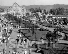 8x10 photo Coney Island, OH amusement park, circa 1935