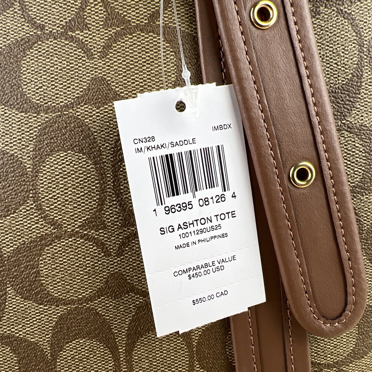 【国内発】コーチ アシュトン CN328 トートバッグ COACH】コーチ バッグ コーティングキャンバス レザー