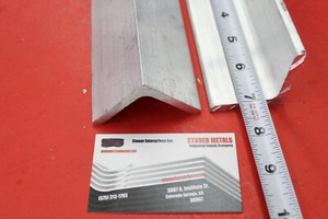 Undamaged Item 6 Pieces 2x 2x 1/8 Aluminum 6061 Angle BAR 10 Long T6 Extruded Mill Stock - Unused Undamaged Item 6 Pieces 2x 2x 1/8 Aluminum 6061 Angle BAR 10 Long T6 Extruded Mill Stock - Unused