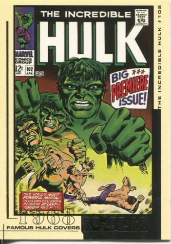 HULK FILM & COMIC CARDS FAMOUS HULK COVERS FC01 TO FC45 CHOOSE by UPPER DECK - Picture 12 of 45