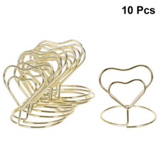 10PCS Table Number Place Card Holder Place Memo Holder Party Wedding Decoration