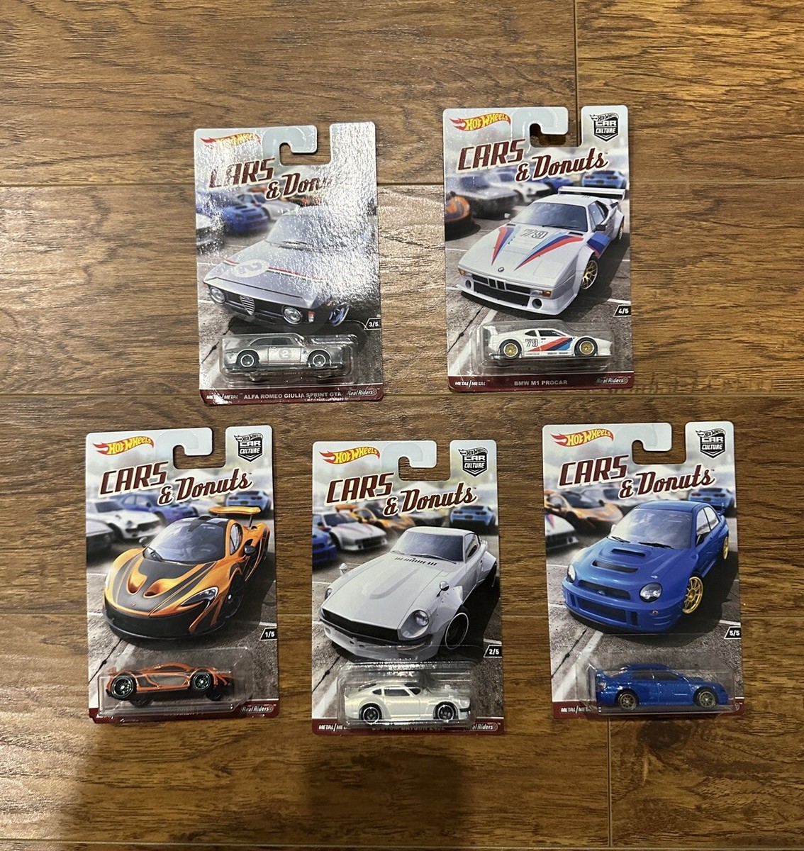 ホットウィール カーカルチャー カーズ＆ドーナツ 2017【5台