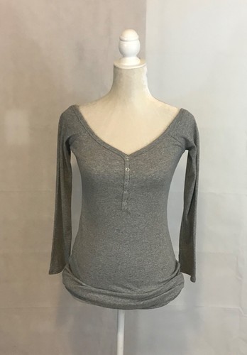 Hearts & Hips Junior Größe Large Langarm Pullover grau gestricktes Kleid neu mit Etikett - Bild 3 von 7