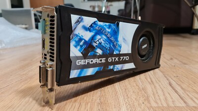 Schöne neuwertige MSi GTX 770 GeForce GPU 2GB Grafikkarte Video Gaming Card