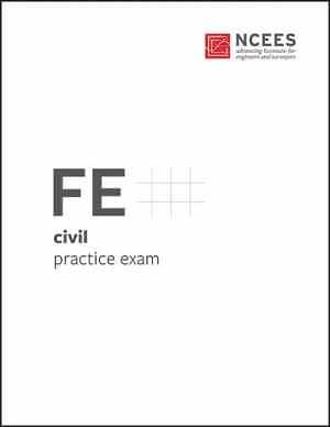 FE Civil Practice Exam - Paperback, by Ncees - Very Good h