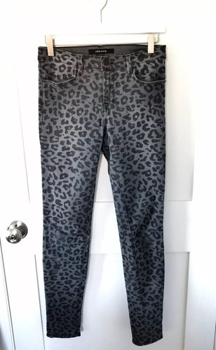 Super Skinny Jeans - Onyx Leopard Size 